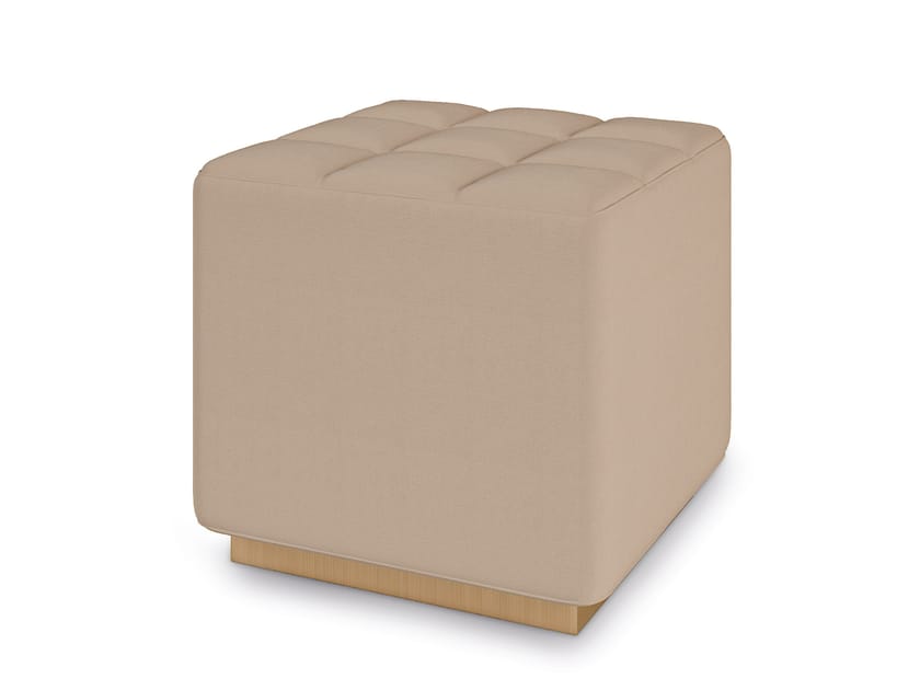 PARK AVENUE Pouf quadrato in tessuto By Bellotti Ezio