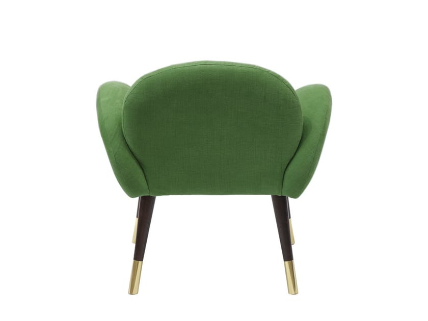 PATAGONIA Velvet easy chair with armrests By Moanne