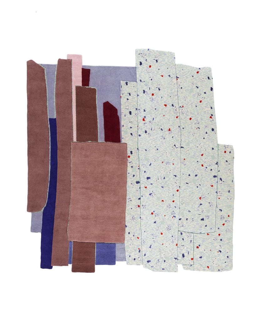 PATCHA by cc-tapis - Tappeto fatto a mano in lana e seta - 7