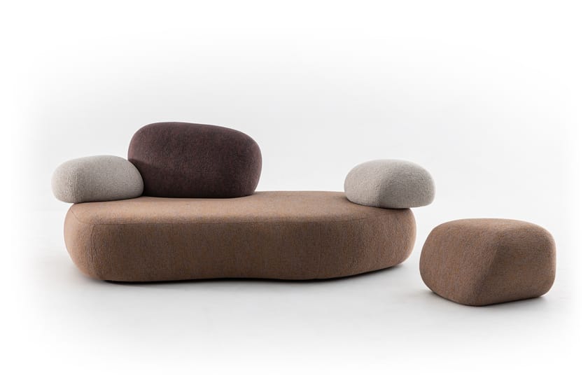 PEBBLE RUBBLE by Moroso - Divano modulare - 5