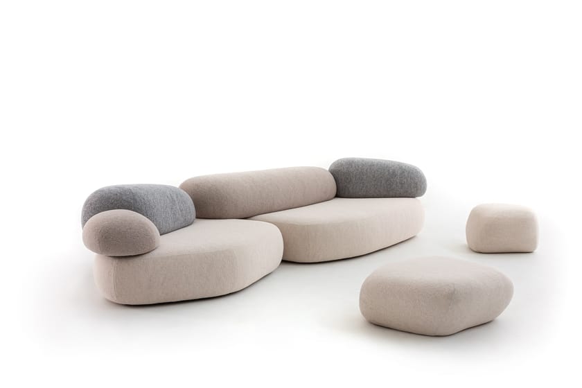 PEBBLE RUBBLE by Moroso - Divano modulare - 13