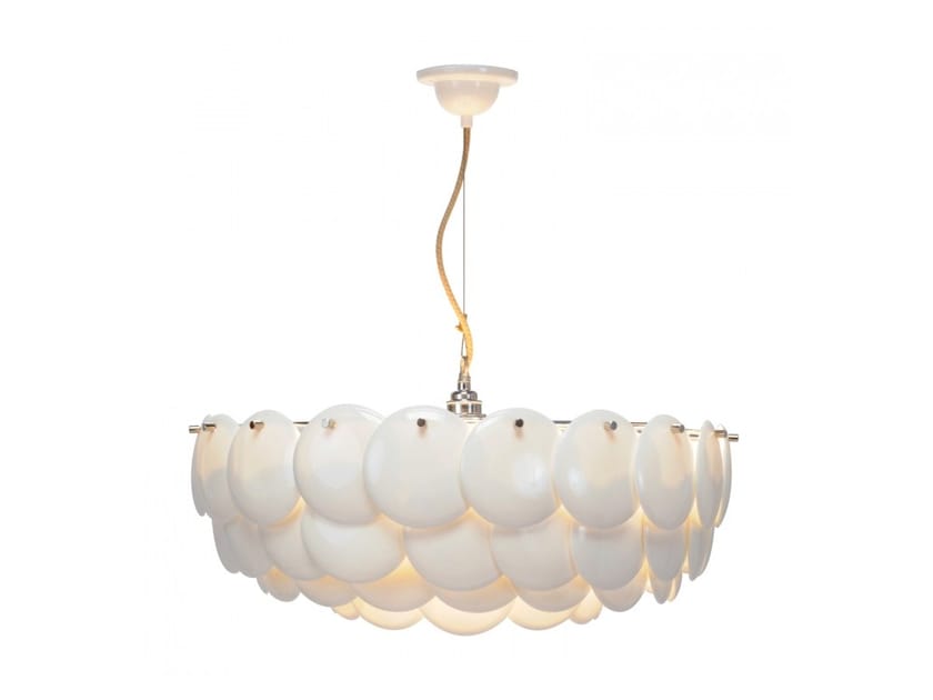 Direct light porcelain pendant lamp with dimmer PEMBRIDGE 3 By Original BTC