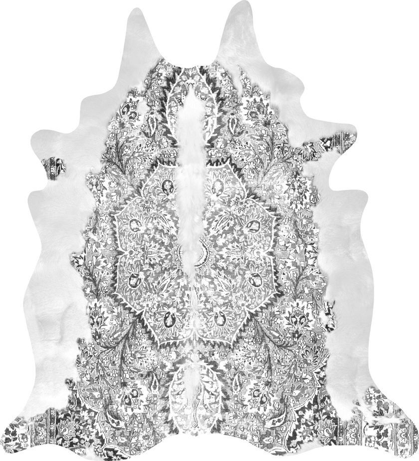 Patterned cowhide rug PERSIAN COWHIDE By Mineheart design Young & Battaglia