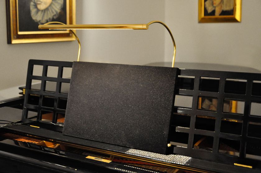 Home Intuition Lampada Da Tavolo Per Pianoforte O Scrivania - Stile Classico Antico In Nichel Satinato, Altezza Regolabile