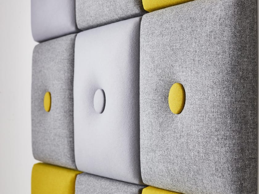 Recycled material decorative acoustical panel PILLOW By Karl Andersson