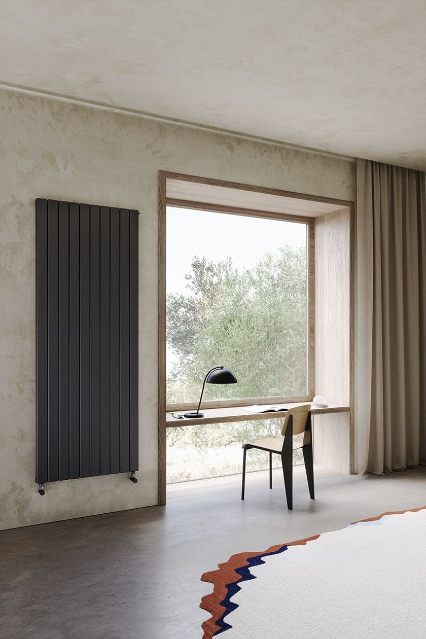 Termoarredo Ad Acqua Dalia - Antracite, Misure 1430 Mm X 600 Mm