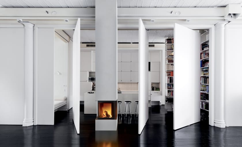 PLASMA 50T WOOD by MCZ - Caminetto incassato a tripla facciata a legna - 2