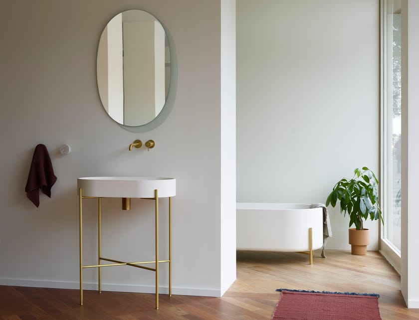 PLATEAU M by Ex.t - Specchio ovale da parete per bagno - 4