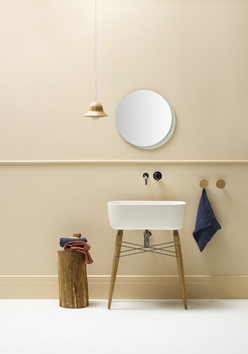 PLATEAU S by Ex.t - Specchio bagno rotondo da parete - 6
