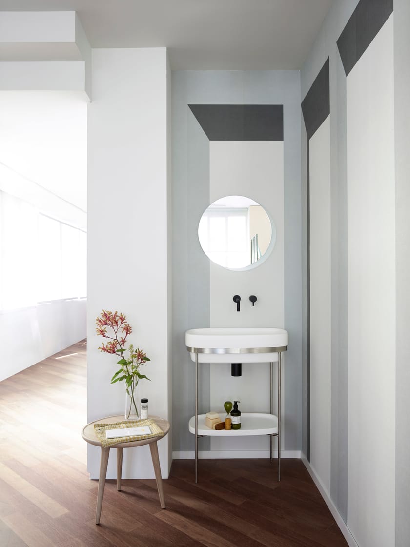 PLATEAU S by Ex.t - Specchio bagno rotondo da parete - 7