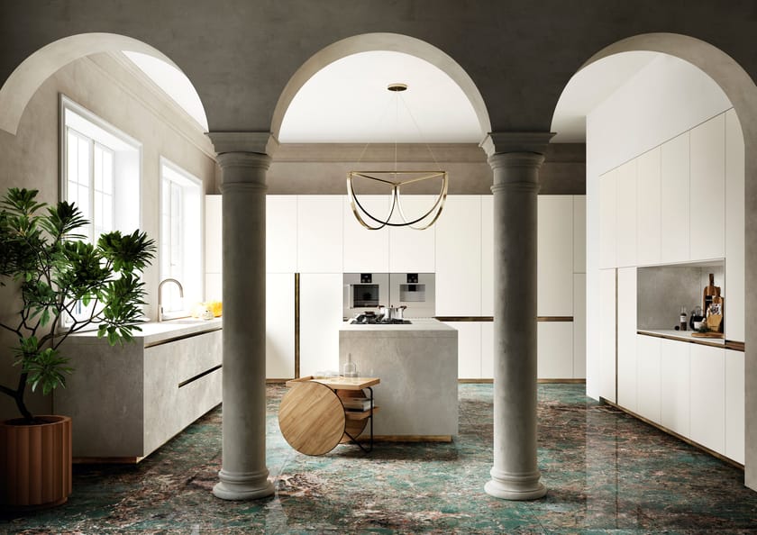 PLATINUM WHITE by Sapienstone - Top cucina in gres porcellanato - 3