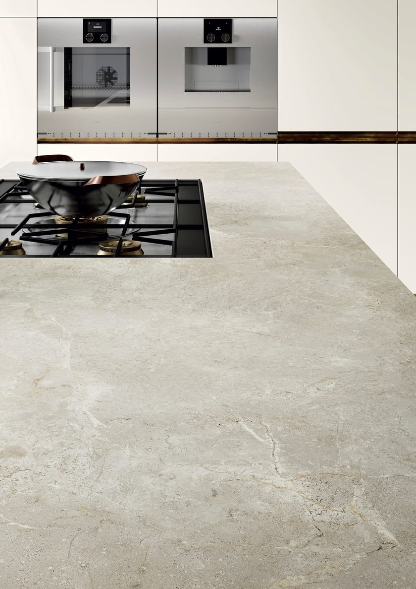 PLATINUM WHITE by Sapienstone - Top cucina in gres porcellanato - 5