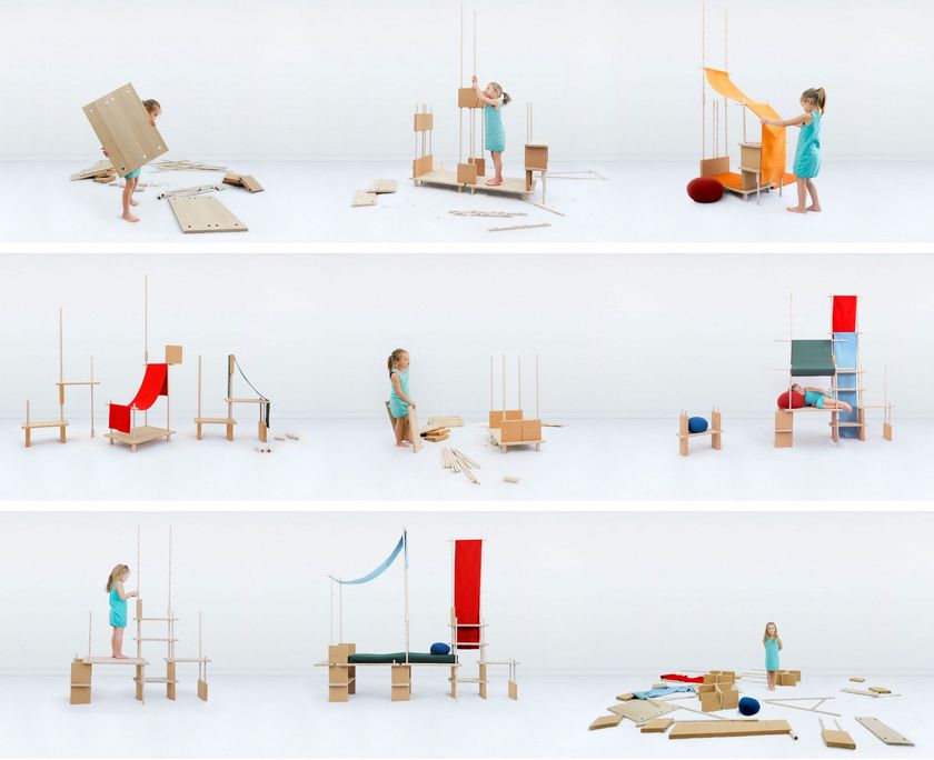 PLAY YET ! KIT KIDS 3 Kids bookcase By smarin | design Stéphanie Marin