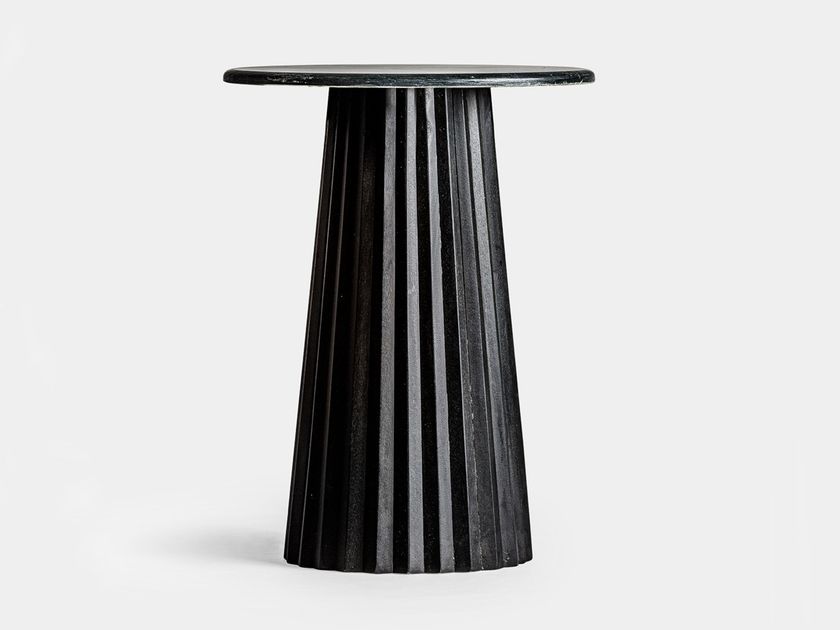 PLISSÉ WOOD High side table By Vical Home design JM FERRERO
