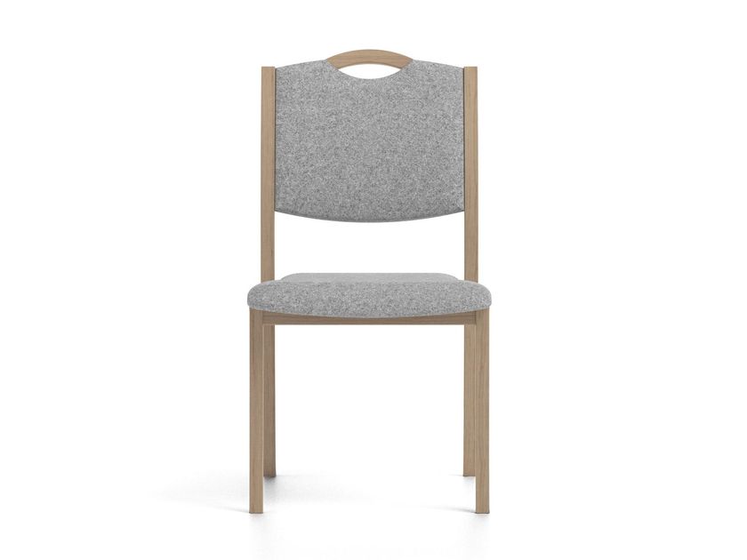 POLKA - HEALTH & CARE Stackable fabric chair By PIAVAL