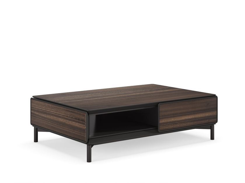 BARBICAN Wooden coffee table with storage space By PRADDY