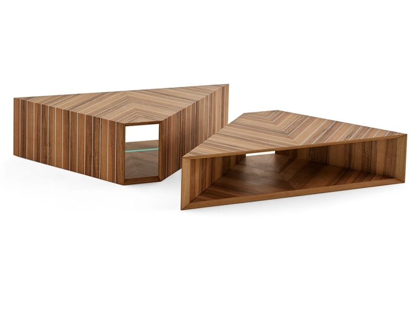 PRISM Wooden coffee table Prism Collection By Gallotti&Radice design