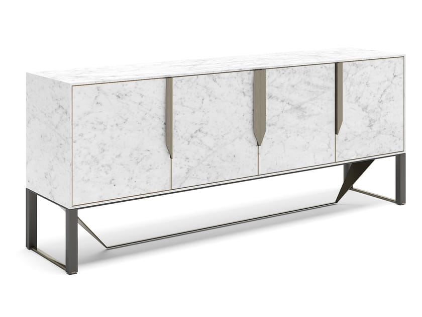PRISMA by Capital Collection - Madia in marmo con ante a battente - 10
