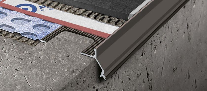 PROTERRACE ECO DRIP by PROGRESS PROFILES - Profilo perimetrale in alluminio verniciato a polvere per terrazzi e balconi - 2