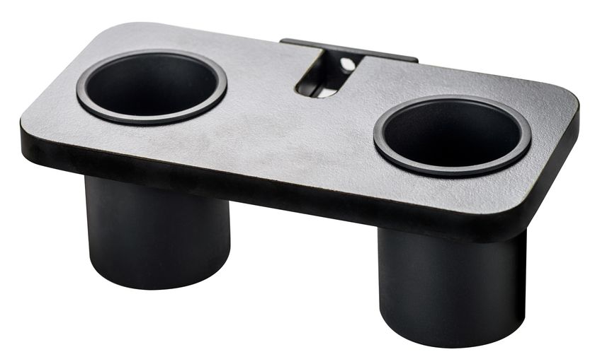 Emco Loft – Portaspazzolino Doppio Da Parete Con 2 Bicchieri In Cristallo Satinato, Staffa In Alluminio Nero Opaco, 15,5x10x9,8 Cm - 3