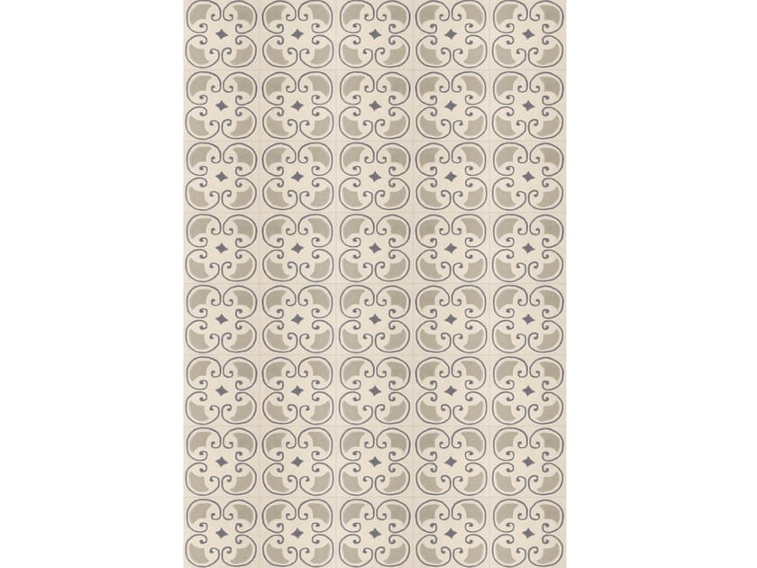 Handmade merino wool rug PROVENÇA Hydraulic Collection By Barcelona Rugs