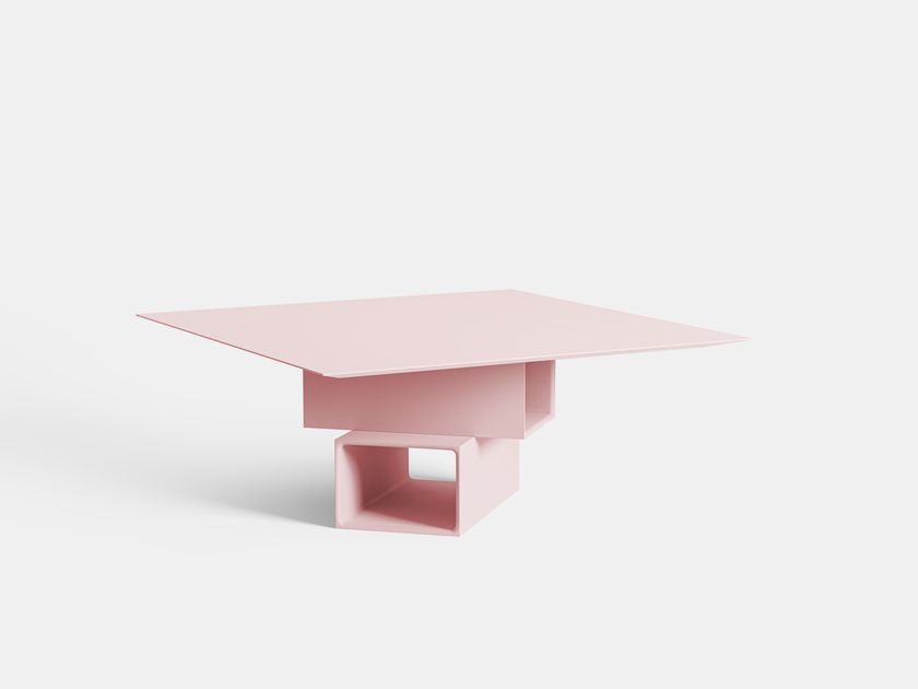 MANIFESTO QUADRO Square cement table By PULKRA