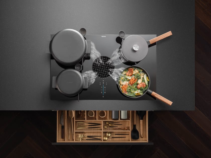 BORA X PURE Induction cooktop with integrated extractor - Recirculation By  BORA