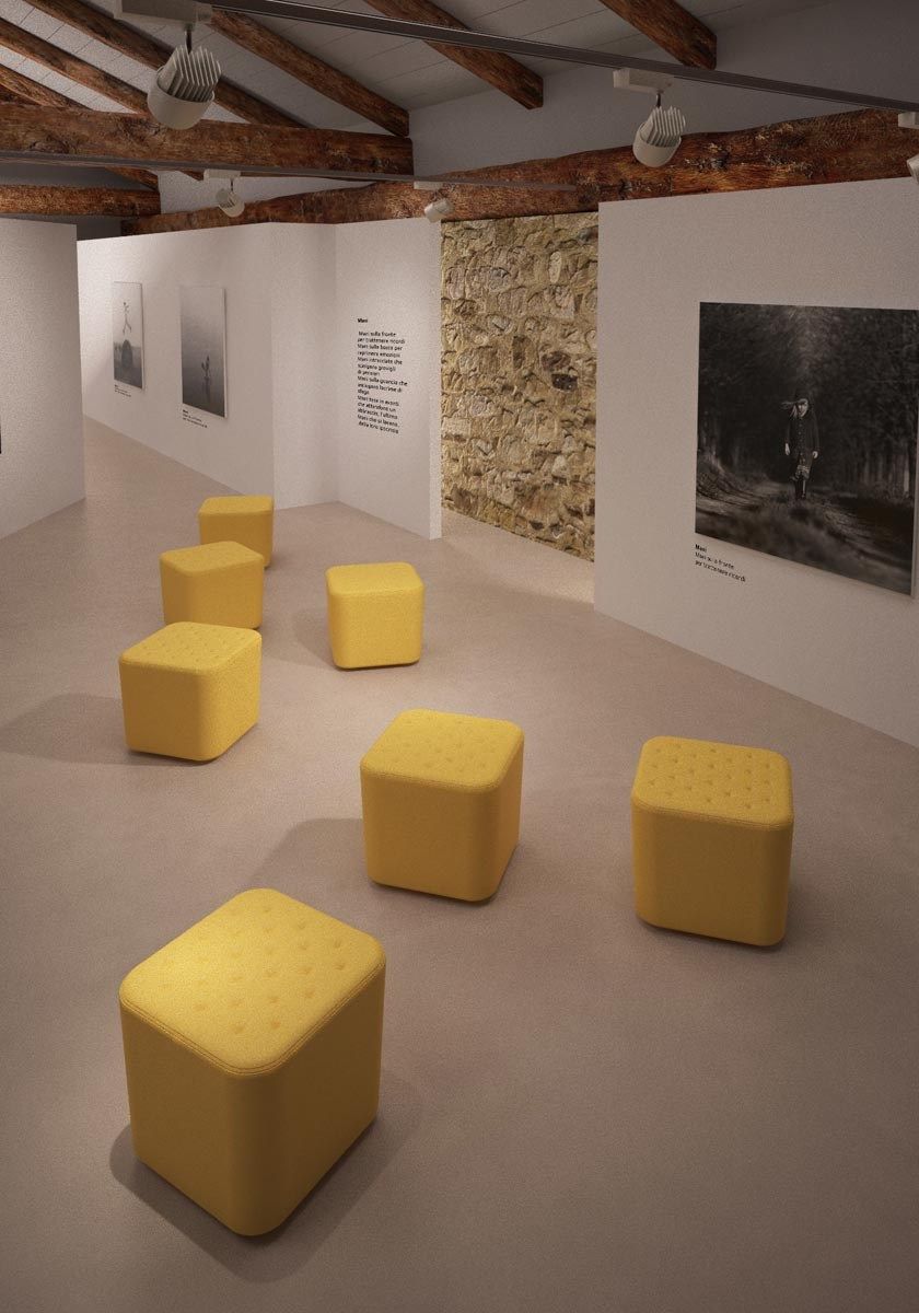 PUZZLE | Pouf quadrato By Luxy design Itamar Harari