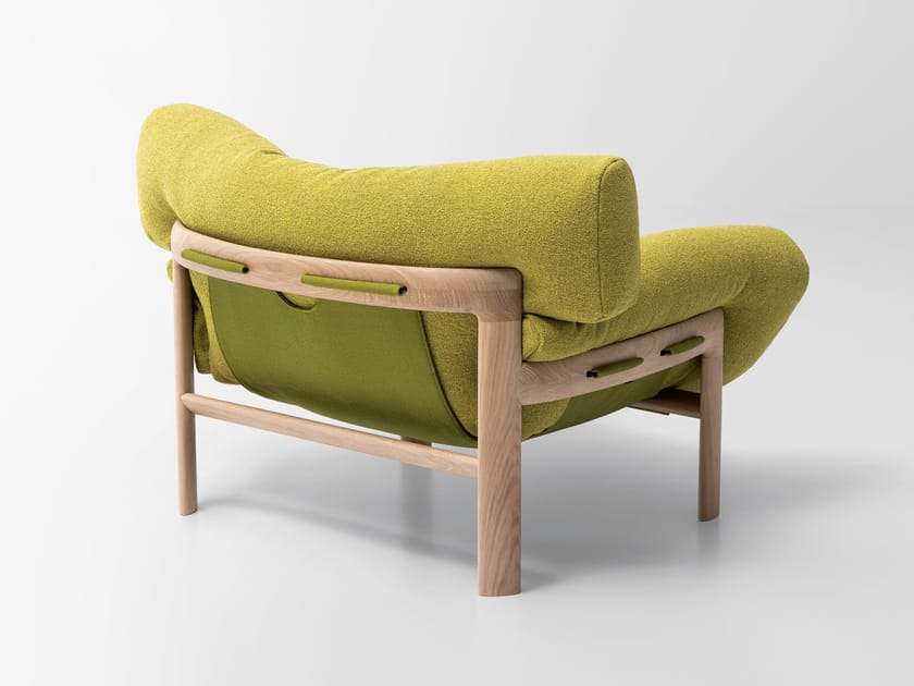 LÉGÈRE by Paola Lenti - Poltrona sfoderabile in tessuto con braccioli - 2