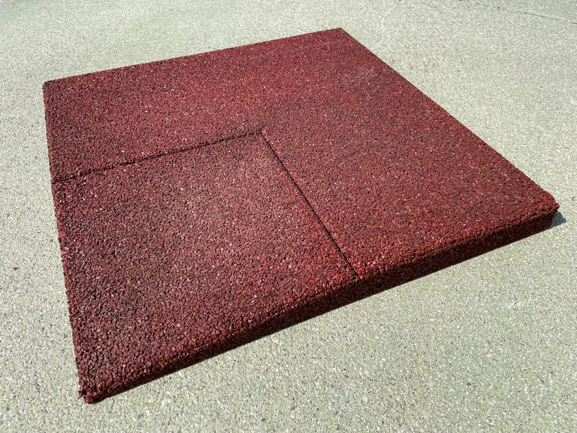 SBR rubber antishock floor colored Shockproof floor tile By ProExpanso