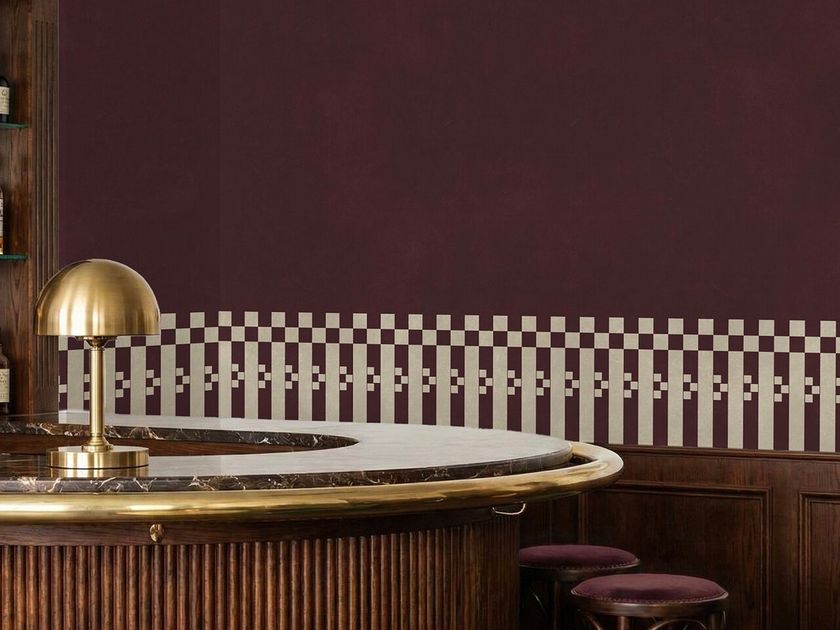 PICKET FENCE PATTERN Carta da parati a righe in tessuto non tessuto By ...