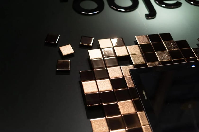 TETRIS by PlusObject - Specchio rettangolare in vetro con cornice da parete - 4