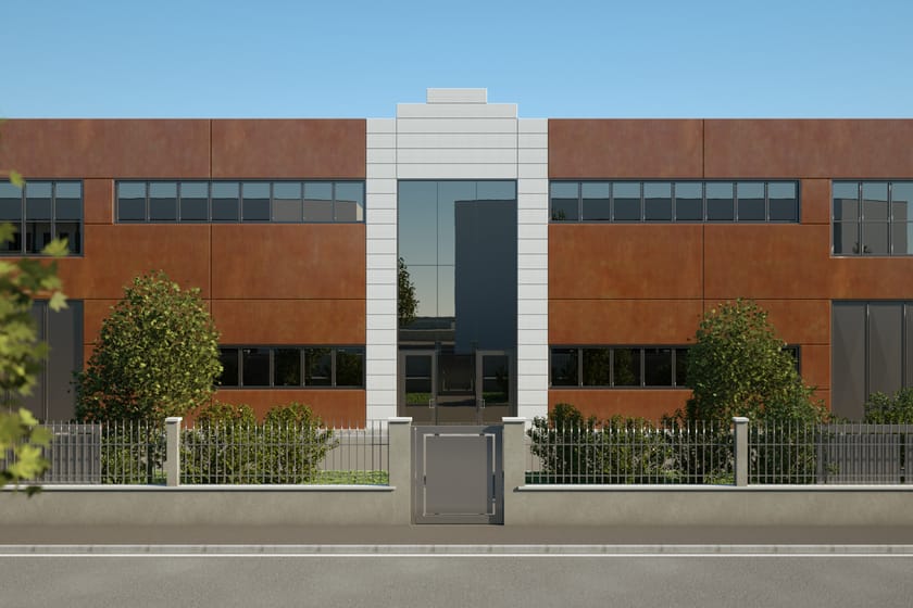 Prefabbricato effetto Cor-Ten by Premac Prefabbricati - Pannello prefabbricato in calcestruzzo - 2