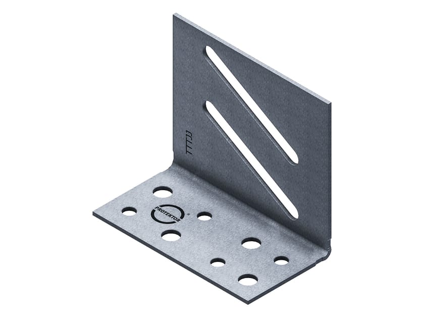 6166 by Protektor - Squadretta per fissaggio profili a pavimento e soffitto - 2