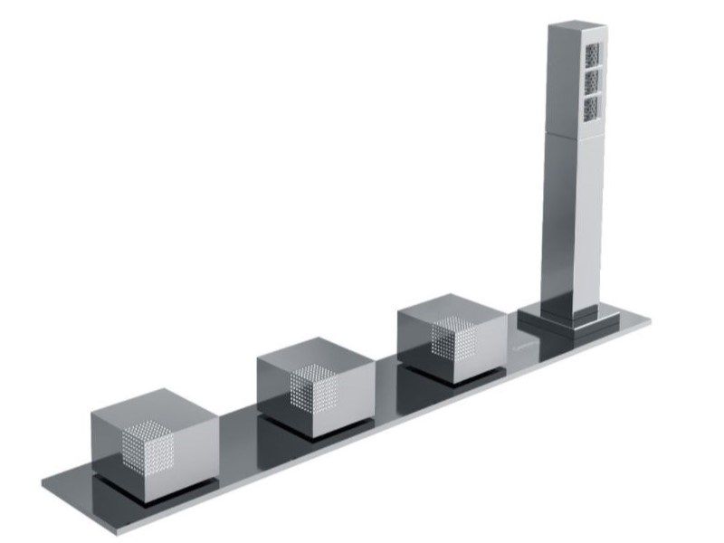 QCUBE MISCELATORE VASCA Torneiras para banheira By Carimali