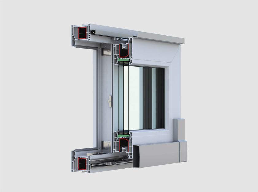 PAYSAGE 7STARS by QFORT - Finestra scorrevole complanare in PVC - 2