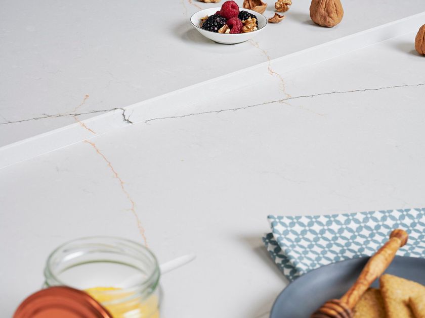 PLANET - HONEY GALAXY Quartz agglomerate wall tiles By QUARTZFORMS
