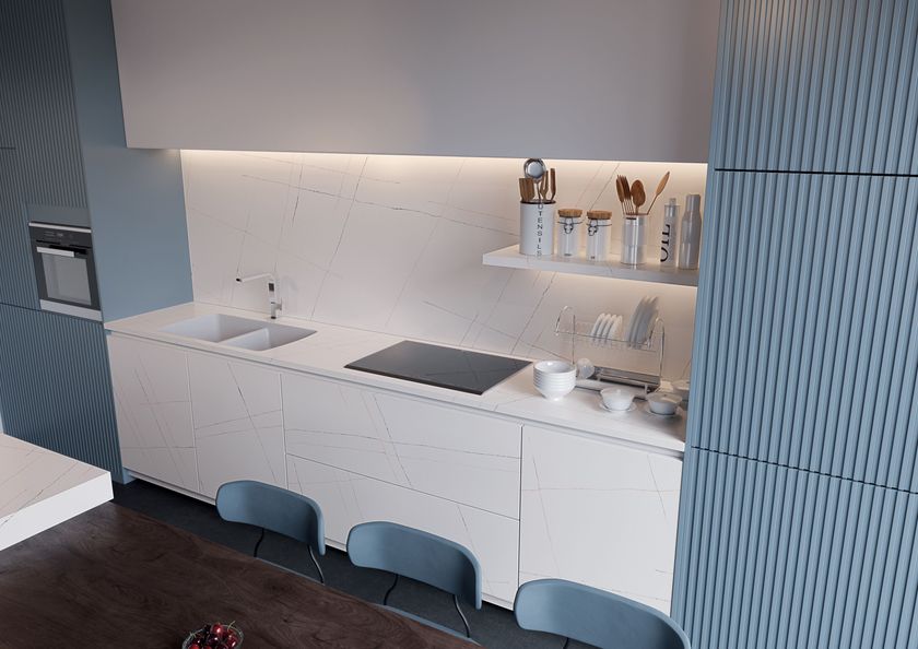 PLANET - TEMPEL Quartz agglomerate wall tiles By QUARTZFORMS