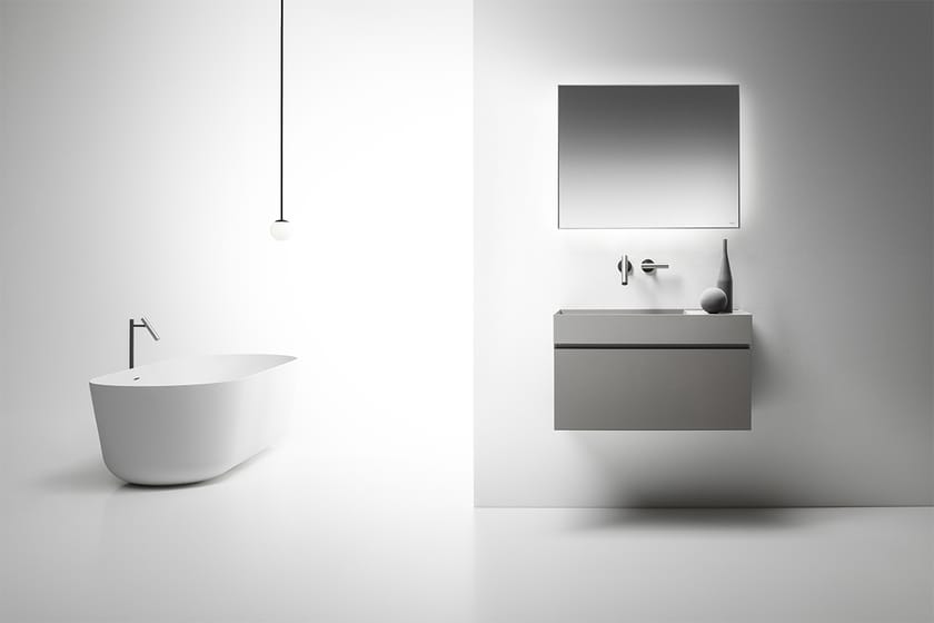 QUATTRO.ZERO Vanity unit Quattro.Zero Collection By FALPER design Metrica