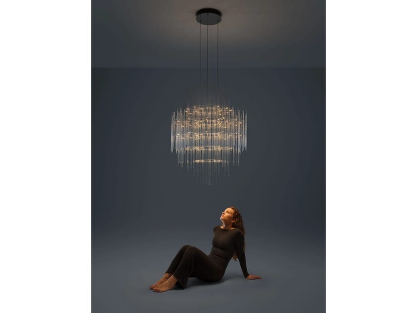 SKYFALL by Quasar - Lampada a sospensione a LED in vetro - 2