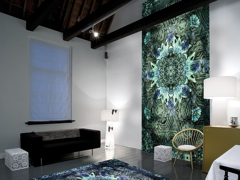 RAINBOW OPTICAL Rectangular polyamide rug By Adriani e Rossi edizioni