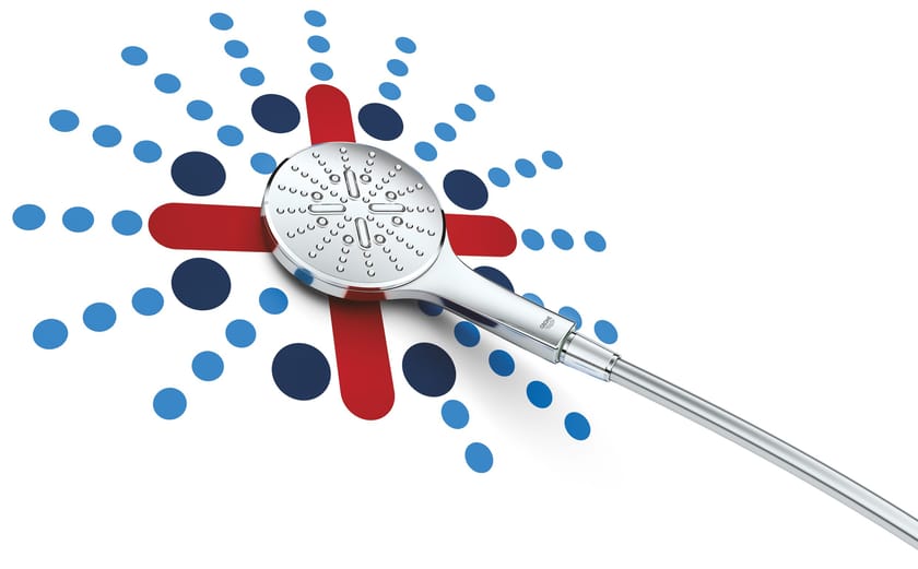 RAINSHOWER SMARTACTIVE by Grohe - Doccetta a muro con 3 getti per doccia - 16