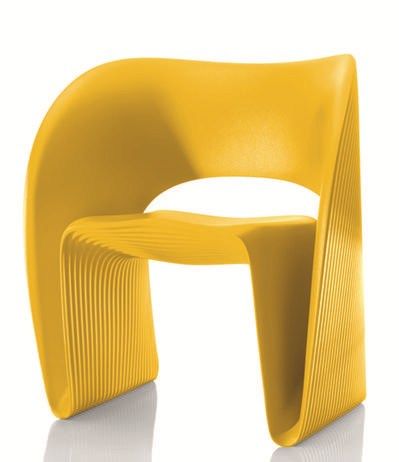 RAVIOLO Polyethylene easy chair By Magis | design Ron Arad