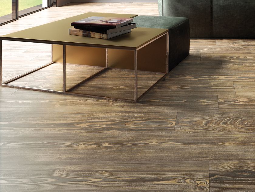 Porcelain Stoneware Flooring With Wood Effect Redwood Honey