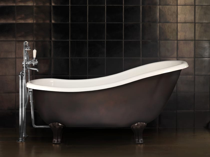REGINA COPPER EFFECT by Devon&Devon - Vasca da bagno in ghisa su piedi - 3