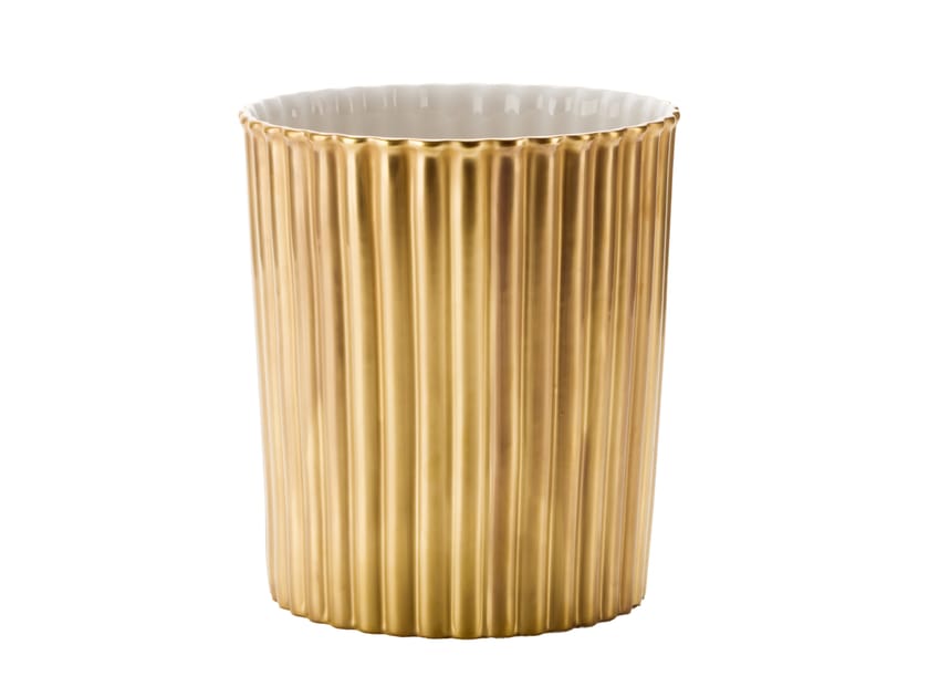 REVE D'UNE PRINCESSE Porcelain bathroom waste bin By VILLARI