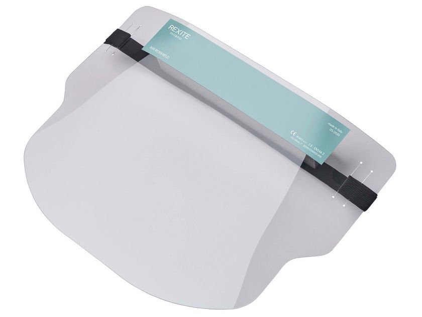 Visiera Protettiva Covid Paraschizzi ULTRALEGGERA In PET-GAG Omologata - Foto 11