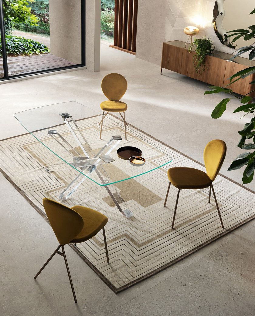 PERLA Upholstered chair By RIFLESSI