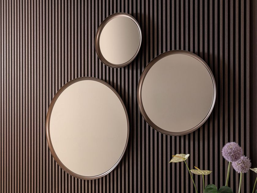 Kare Design Decorazione Da Parete Hummingbird Mirror, Oro/A Specchi, 32Cm, Colibrì, Uccello, Riflessi Di Luce