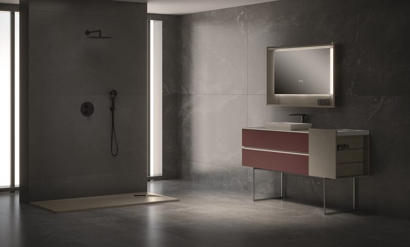 ROK by Fiora - Mobile lavabo da terra singolo - 4